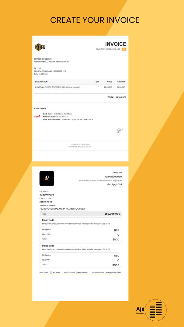 PROFESSIONAL INVOICE TEMPLATES